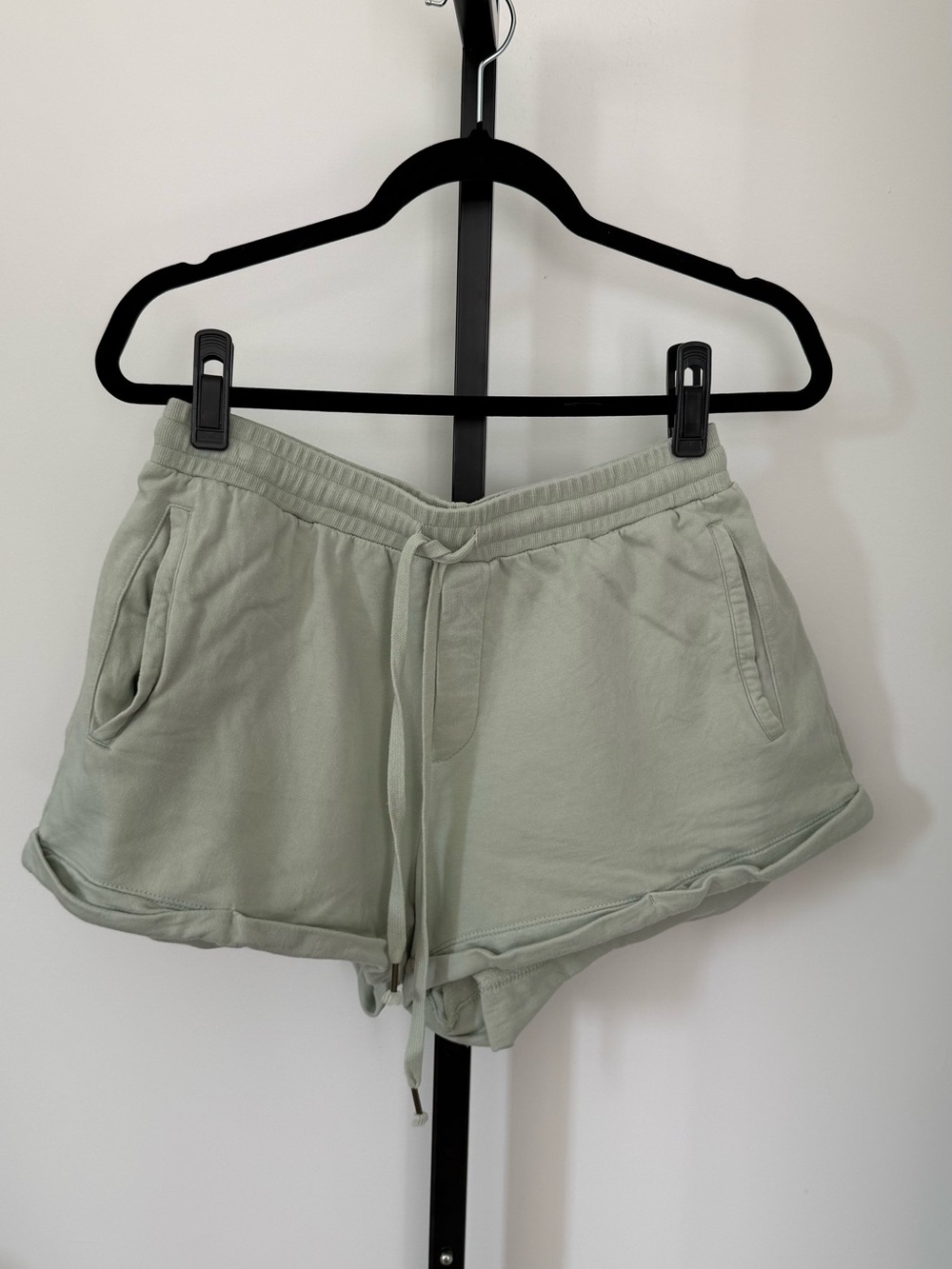 Young Fabulous & Broke Light Sage Drawstring Lounge Shorts